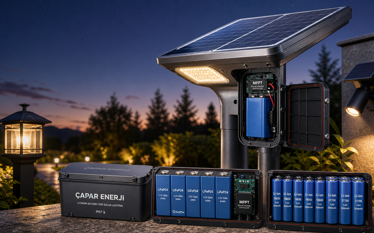 Solar Aydınlatma Pili, Aküsü – Bataryası Nereden Bulunur Veya Satın Alınır?